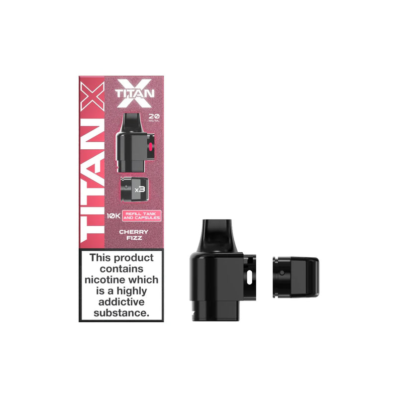 Titan X 10k Puff Prefilled Pods