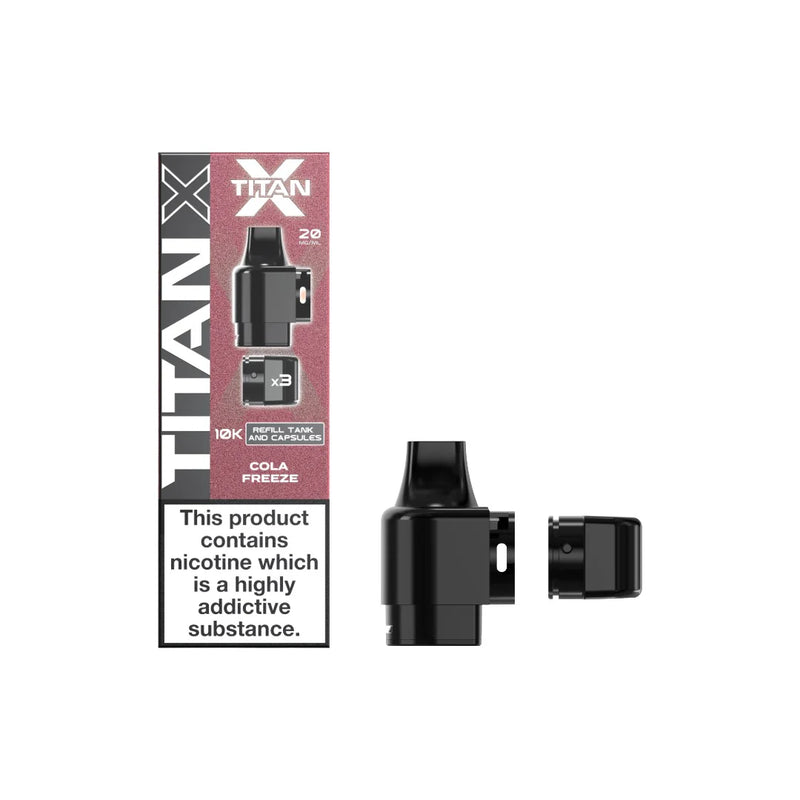 Titan X 10k Puff Prefilled Pods