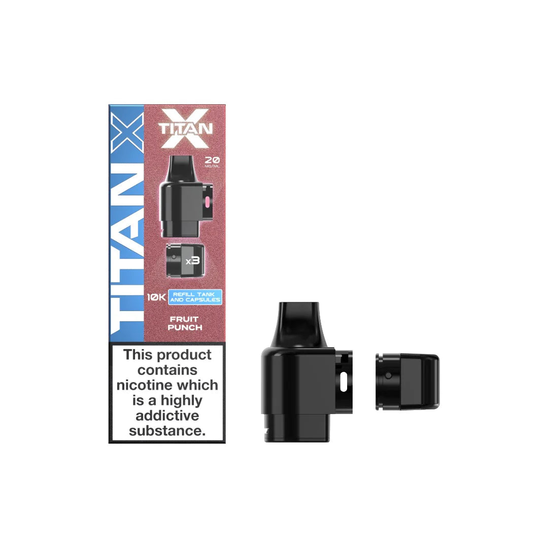 Titan X 10k Puff Prefilled Pods