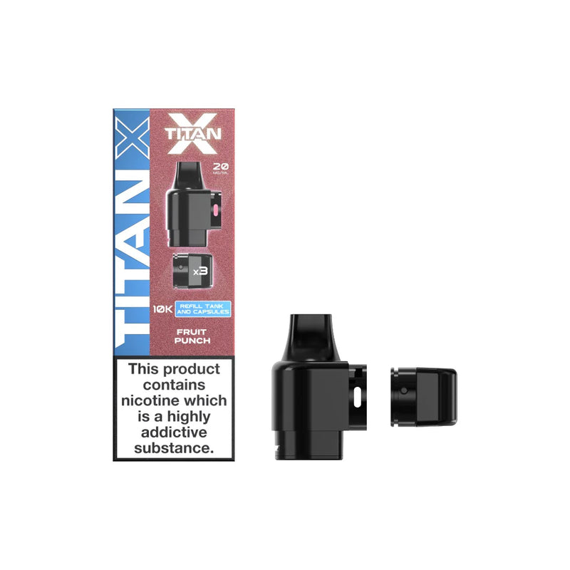 Titan X 10k Puff Prefilled Pods