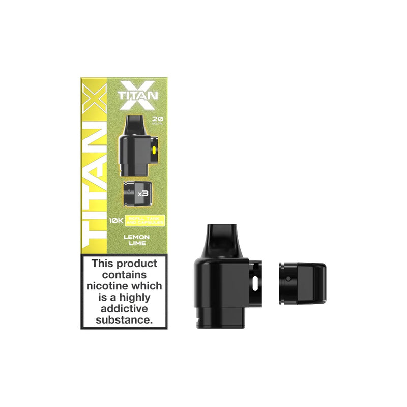 Titan X 10k Puff Prefilled Pods