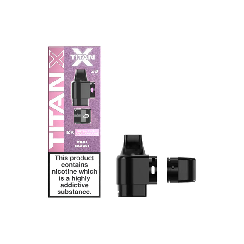 Titan X 10k Puff Prefilled Pods
