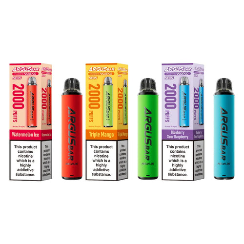 Voopoo Argus Bar Neon 2K Prefilled Pod Vape Kit