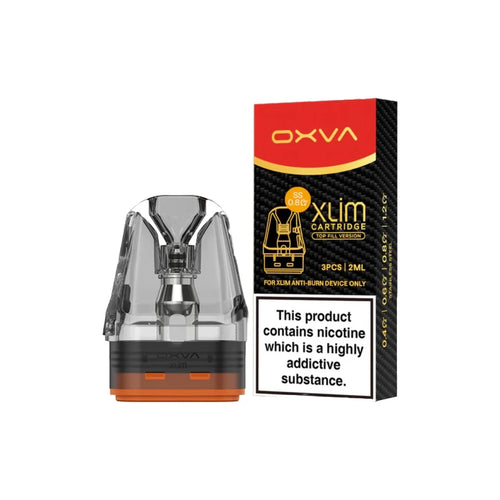 OXVA Xlim SS Replacement Pods 0.8Ohm