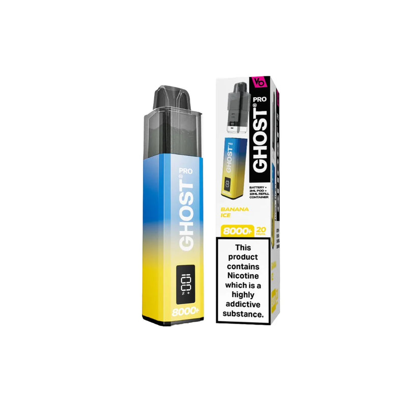 Vapes Bar Ghost Pro 8000 Banana Ice