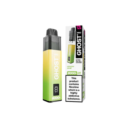 Vapes Bar Ghost Pro 8000 Lemon Lime