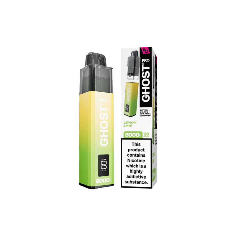 Vapes Bar Ghost Pro 8000 Lemon Lime