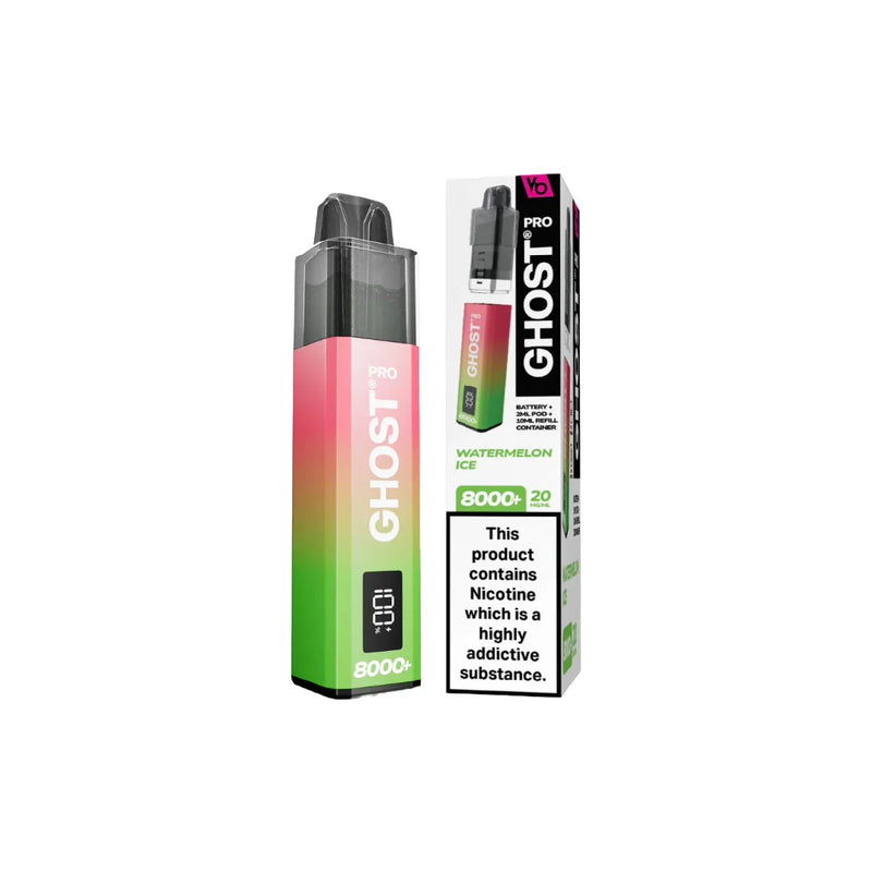 Vapes Bar Ghost Pro 8000 Watermelon Ice