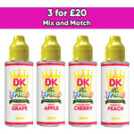 DK Fruits 100ml Shortfill 0mg (70VG/30PG)