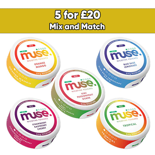 Muse 6mg Nicotine Pouches (UK Made) - snus Pouches
