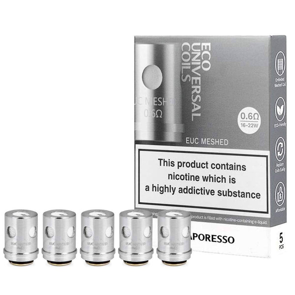 Vaporesso EUC Meshed Coil 0.6Ω – 5 Pack