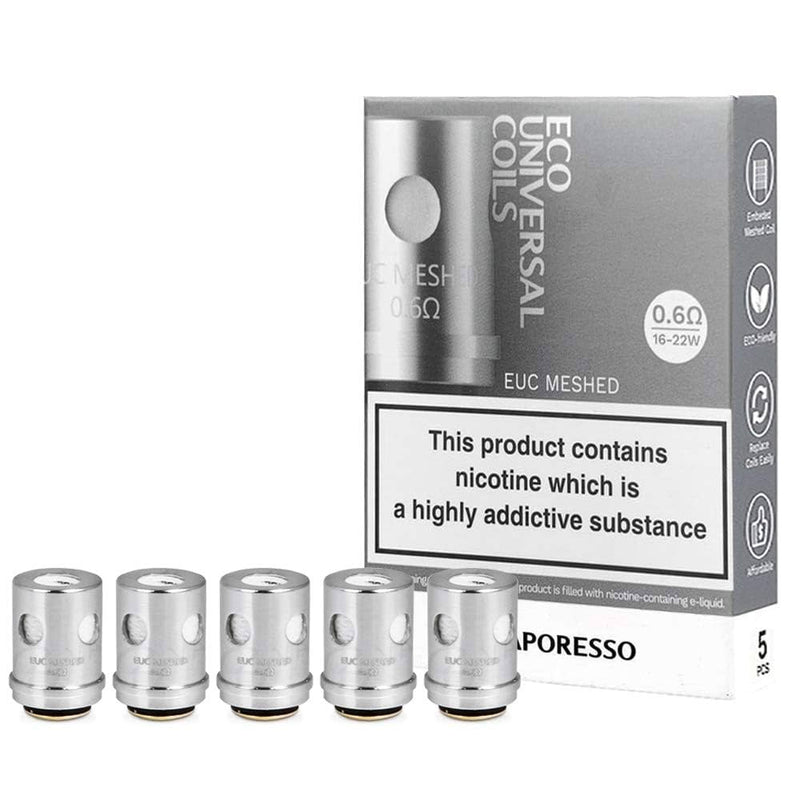 Vaporesso EUC Meshed Coil 0.6Ω – 5 Pack