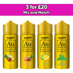 Kingston AU Gold 100ml 0mg Shortfill E-liquid (70VG/30PG)
