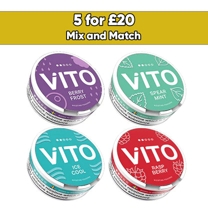 VITO 6mg Nicotine Pouches - 20 Pouches