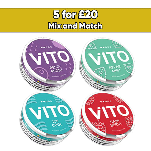 VITO 6mg Nicotine Pouches - 20 Pouches