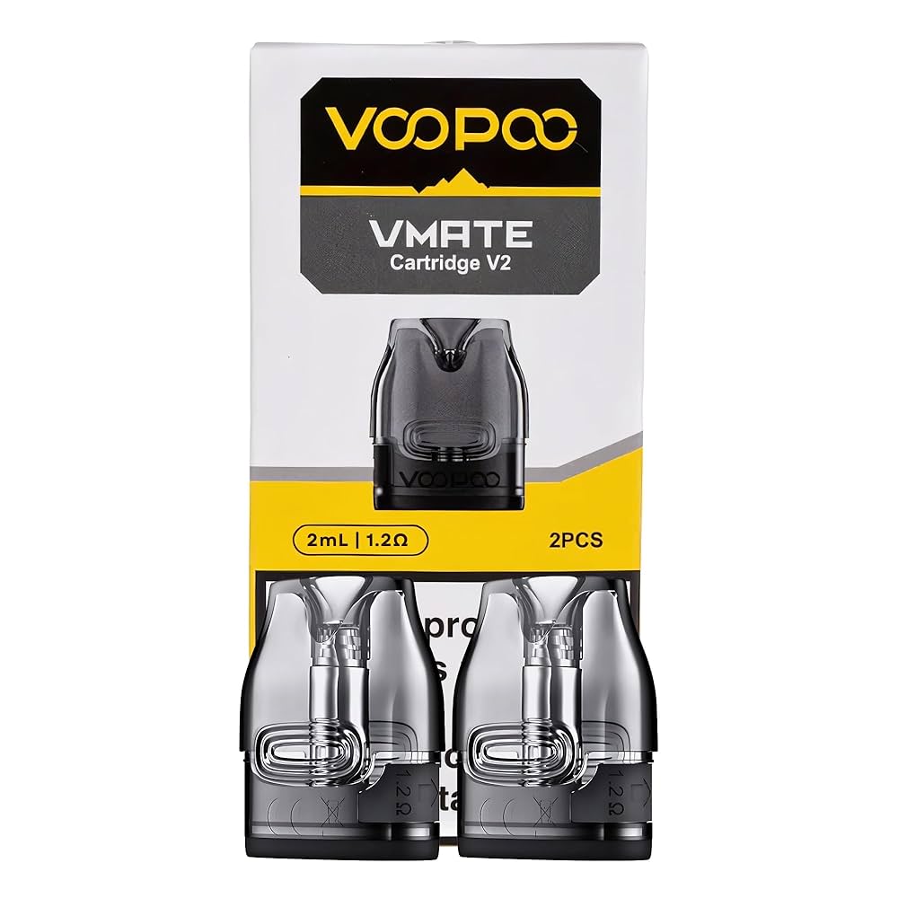 Voopoo VMate V2 Pods 0.7Ω/1.2Ω – 3 mL (Pack of 2)