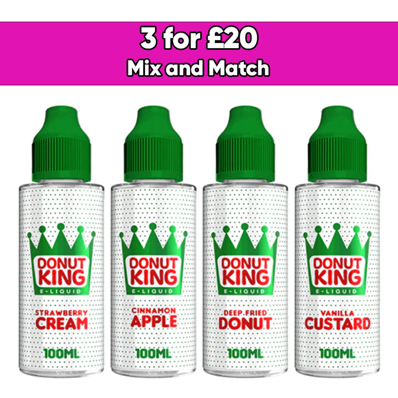Donut King 100ml Shortfill 0mg (70VG/30PG)