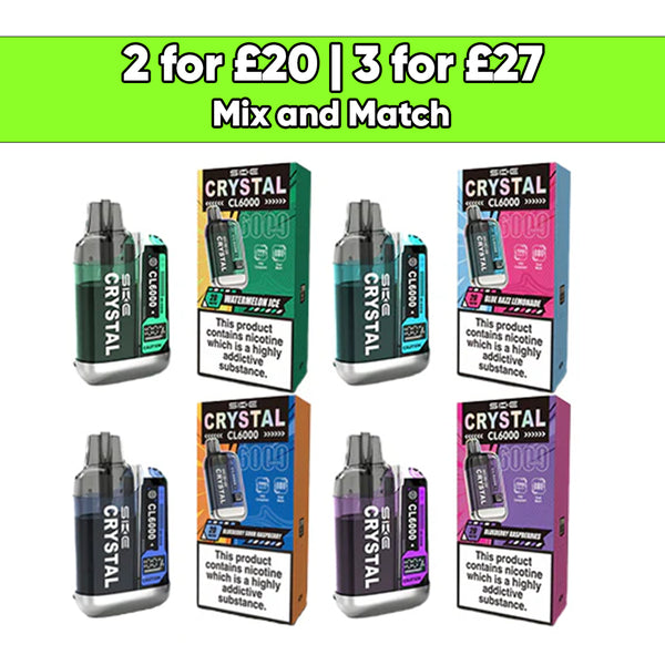 SKE Crystal CL6000 20mg Prefilled Vape Kit 6000 Puffs