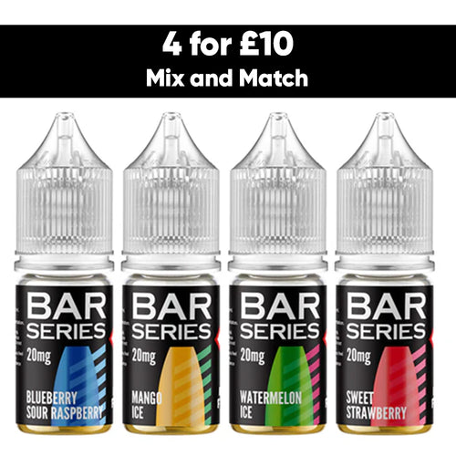 20mg Bar Series 10ml Nic Salts (50VG/50PG)