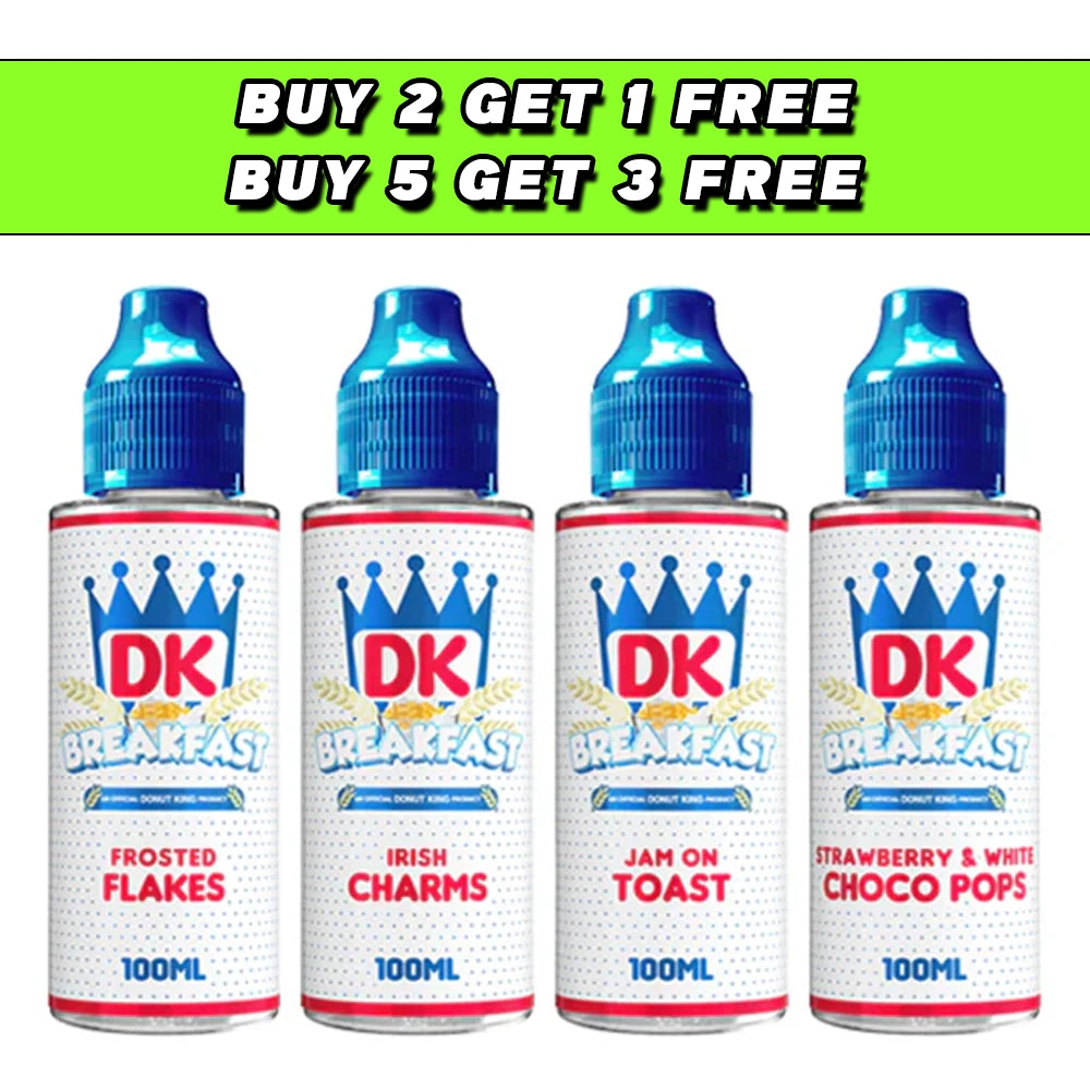 DK Breakfast 100ml Shortfill 0mg (70VG/30PG)