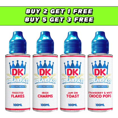 DK Breakfast 100ml Shortfill 0mg (70VG/30PG)