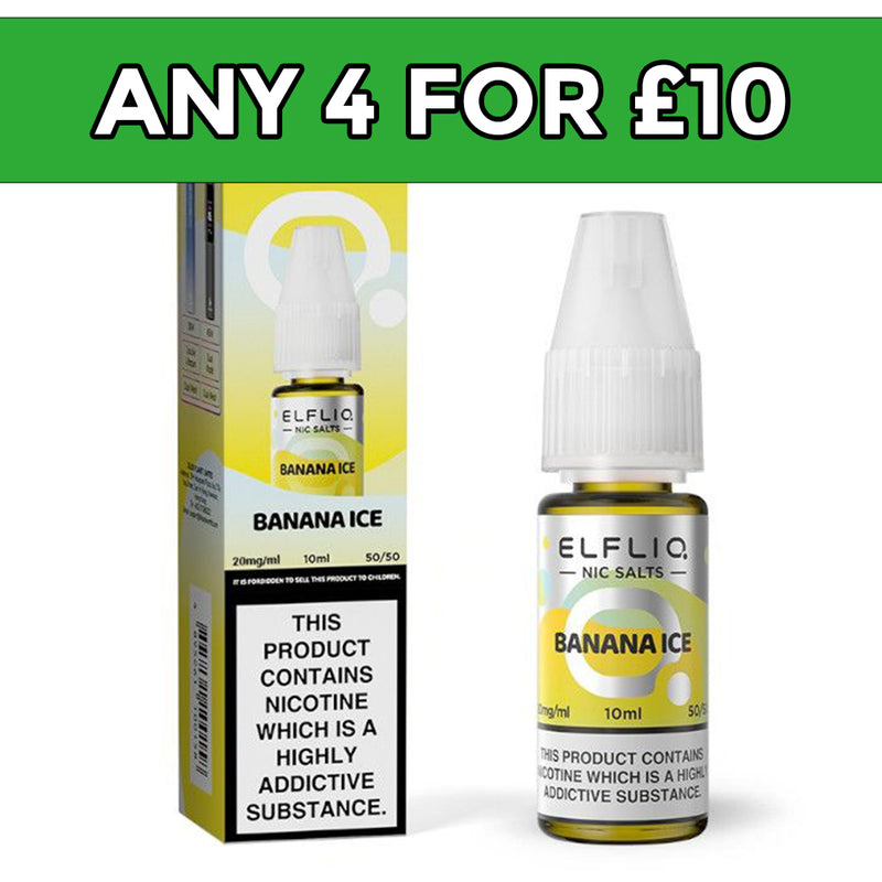 Elfliq Banana Ice Nic Salt E-Liquid