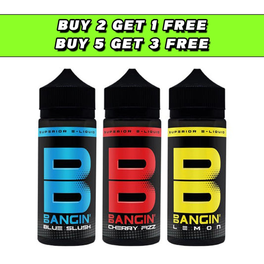 Bangin' 100ml Shortfill 0mg (80VG/20PG) Vape Liquid