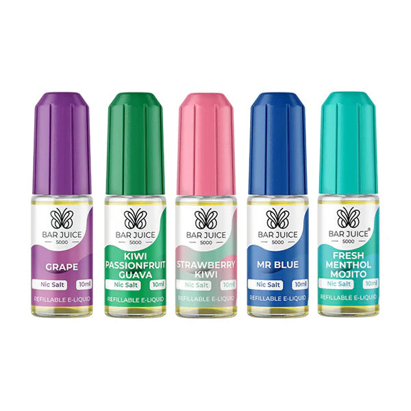 Bar Juice 5000 10mg Nic Salt 10ml vape juice bottle