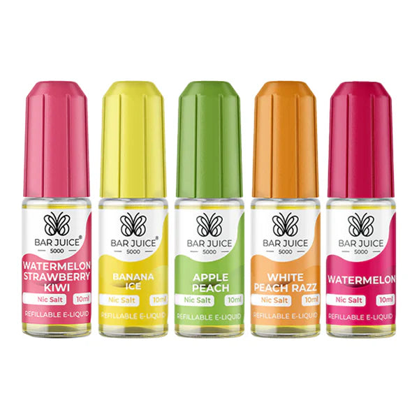 Bar Juice 5000 20mg Nic Salts 10ml (40VG/60PG) | Nic Salt Vape Juice