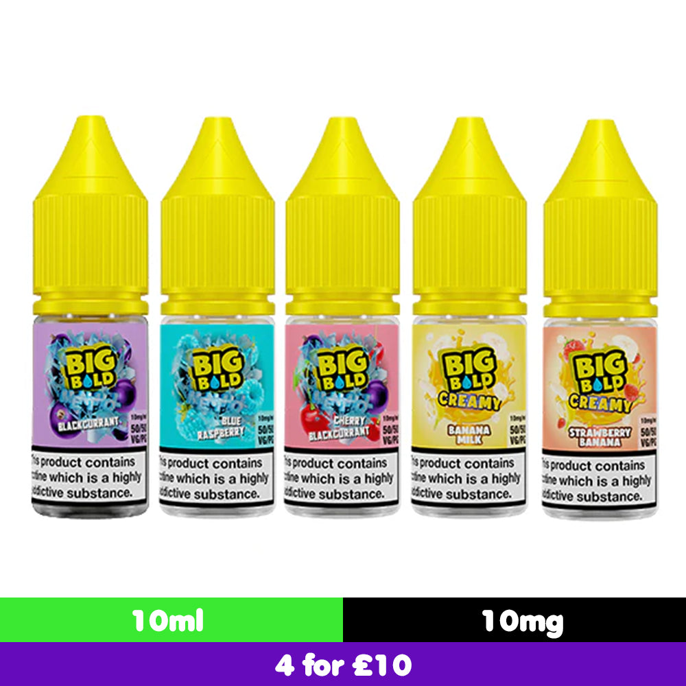Big Bold 10mg Nic Salt 10ml (50VG/50PG)