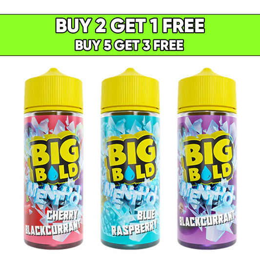 Big Bold Menthol Series 0mg 100ml (70VG/30PG)