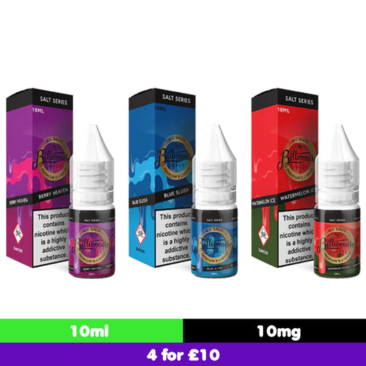 Billionaire Juice Salt Series 10ml 10mg Nic Salts (50VG/50PG)