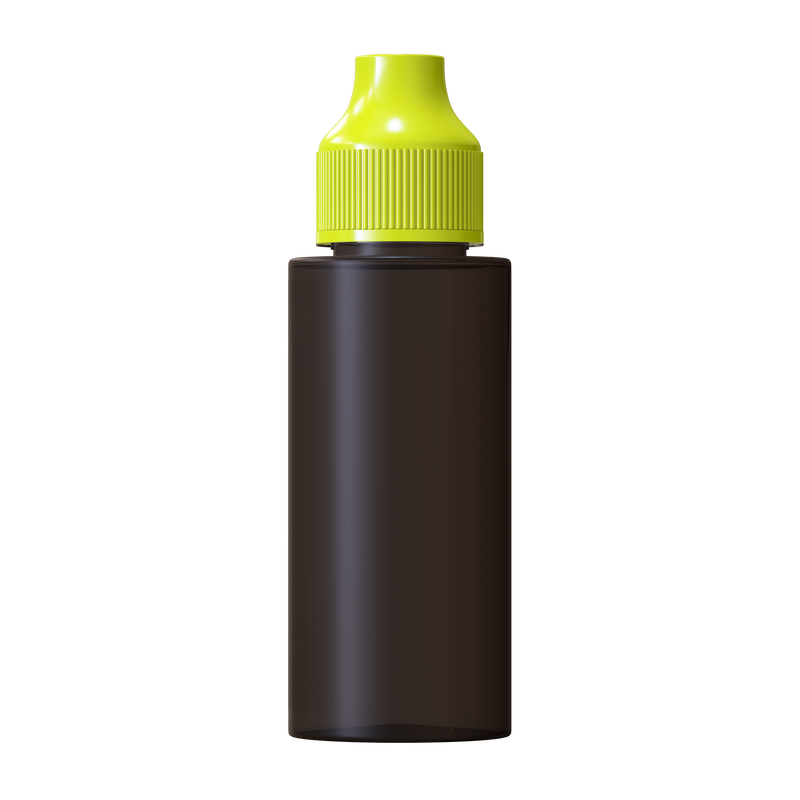 Black / Yellow 120ml e-Flip & Click® Shortfill Bottle (PET)