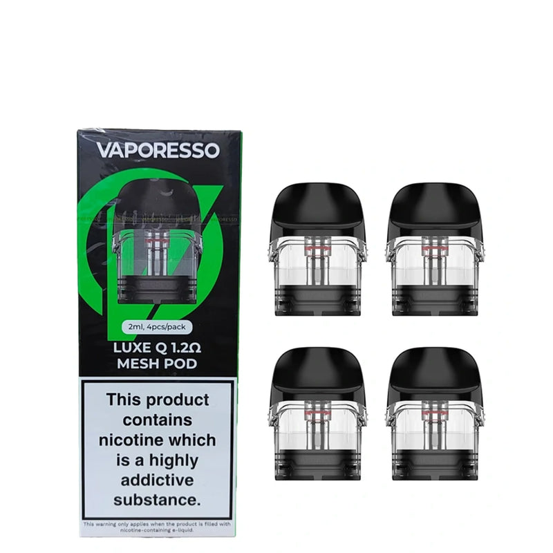 Vaporesso Luxe Q Pods –  1.2Ω Mesh | 2 mL 4‑Pack