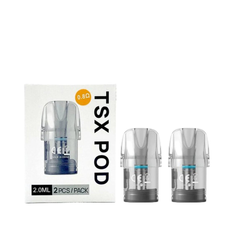 Aspire TSX Replacement Mesh Pods 2ml - 2PCS (0.8Ohms, 1.0Ohms)