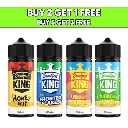 Breakfast King 100ml E-liquid – 0mg 70VG/30PG