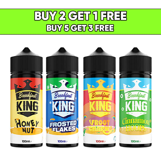 Breakfast King 100ml E-liquid – 0mg 70VG/30PG