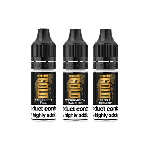 Britannia Gold 10ml 0mg E-Liquid