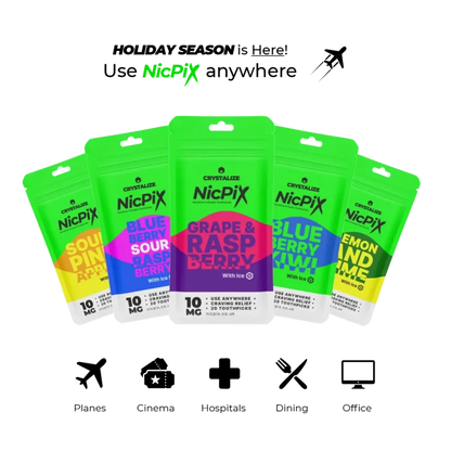 Crystalize Nicotine Toothpicks | NicPix 10mg Pack
