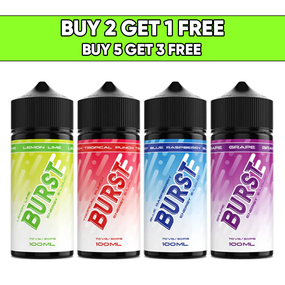 Burst Energy 100ml Shortfill 0mg (70VG/30PG)