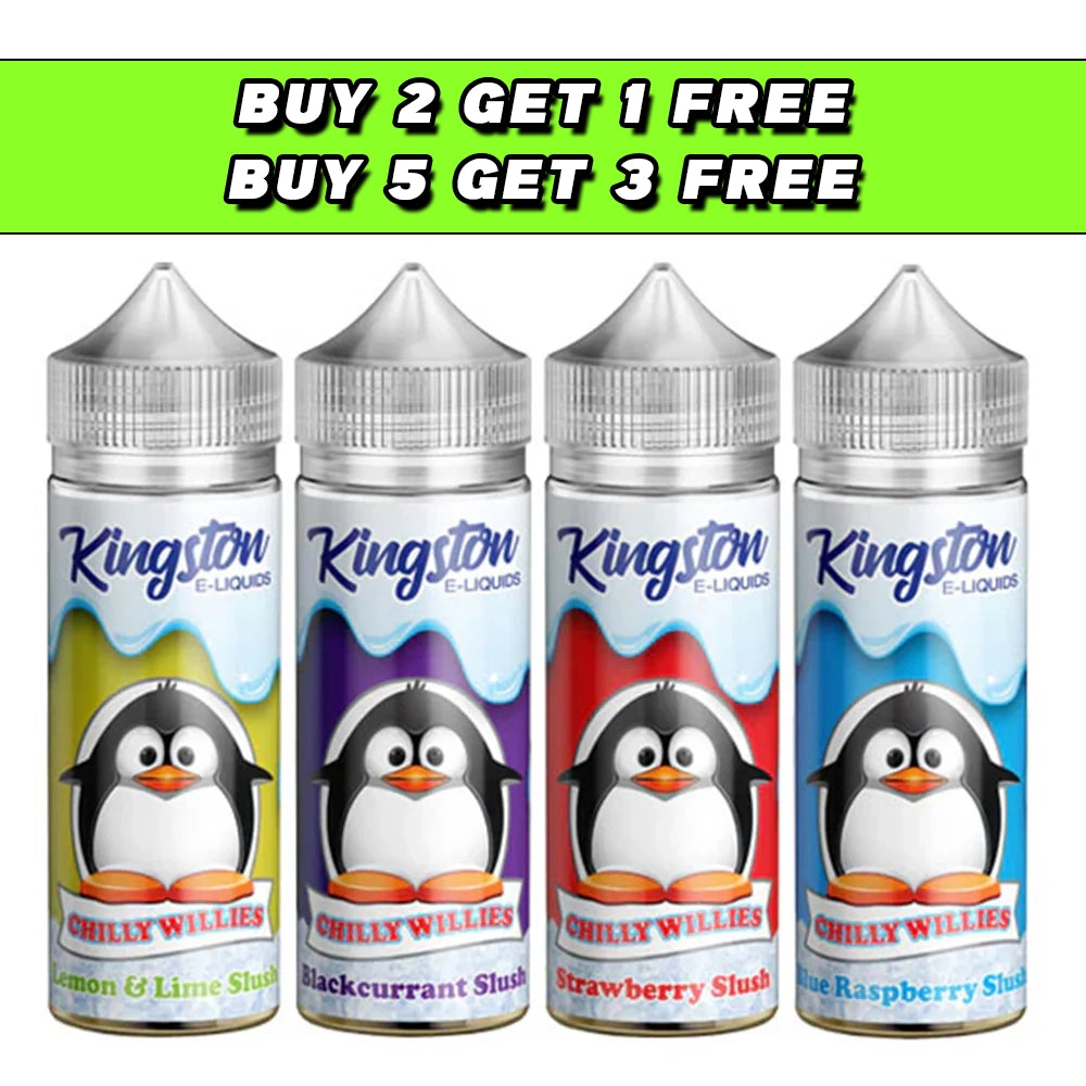Kingston Chilly Willies 120ml Shortfill 0mg