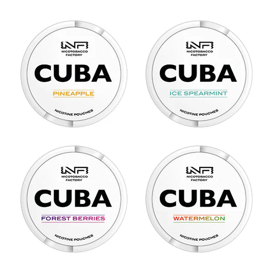CUBA 16mg White Nicotine Pouches