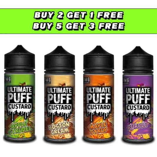 Ultimate Puff Custard 0mg 100ml Shortfill (70VG/30PG)