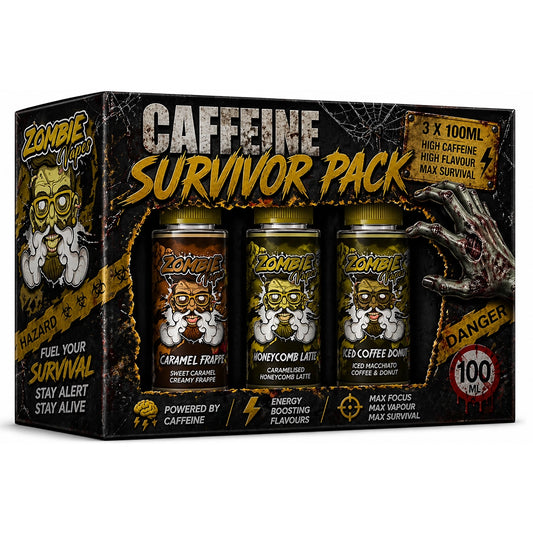 Caffeine Survivor Pack - 3 x 100ml E Liquid