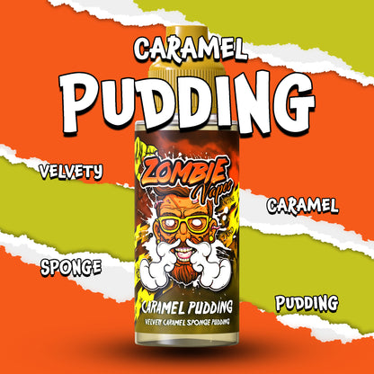 Caramel Pudding Vape Liquid by Zombie Vapes