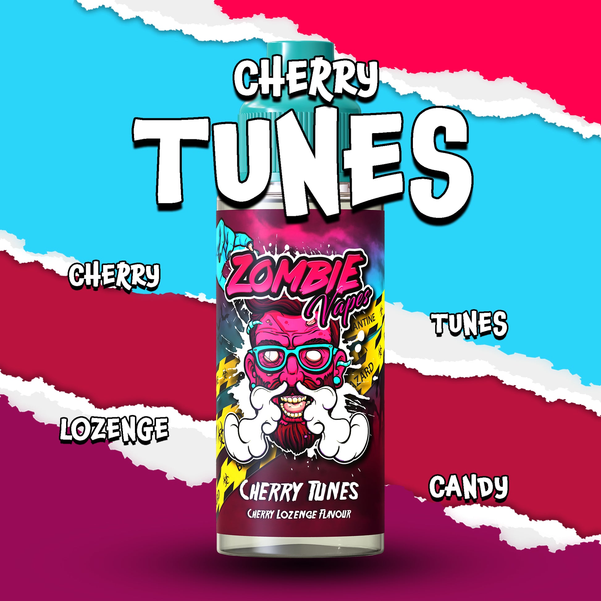 Cherry Tunes Vape Liquid by Zombie Vapes