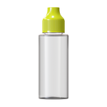Clear / Yellow 120ml e-Flip & Click® Shortfill Bottle (PET)