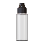 Clear / Black 120ml e-Flip & Click® Shortfill Bottle (PET)