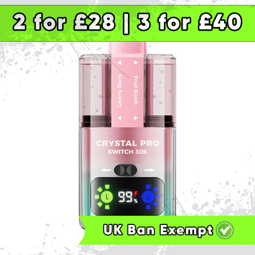 Crystal Pro 30k 20mg Switch Cherry Berry / Fruit Bomb