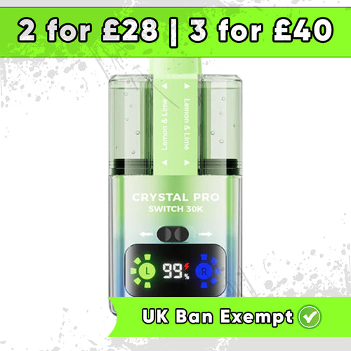 Crystal Pro 30k 20mg Switch Lemon & Lime